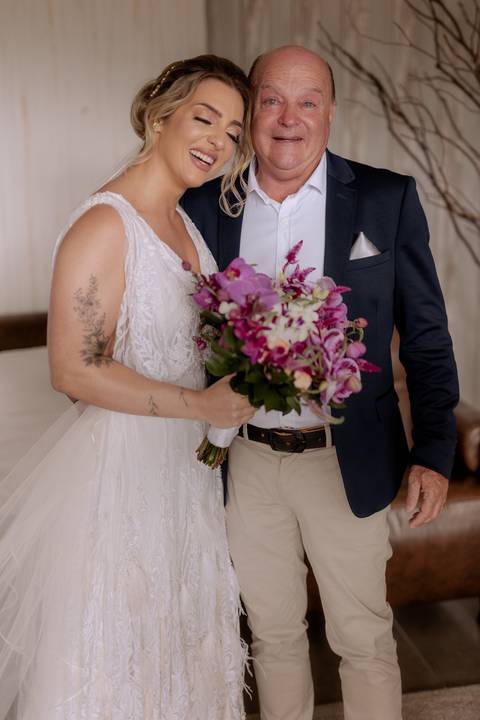 first look com o pai'