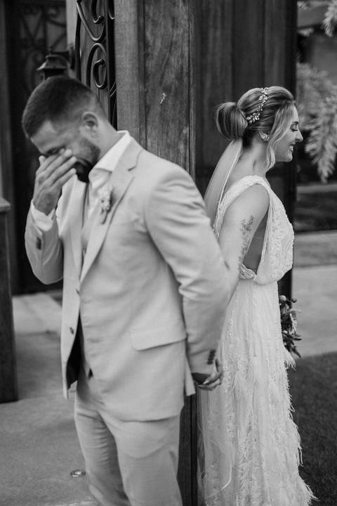 first touch dos noivos'