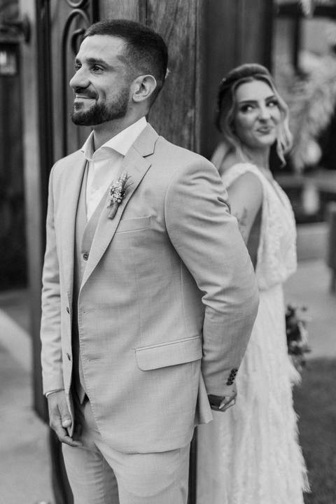 first touch dos noivos'