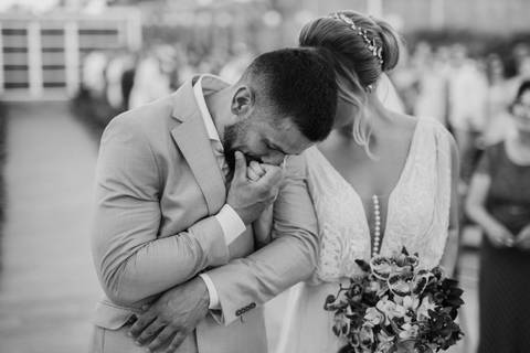 casamento de dia e ao ar livre'