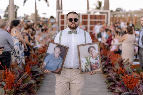 entrada em homenagem aos avós '