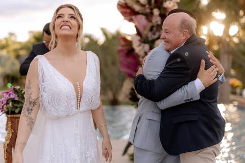 cumprimento dos pais'