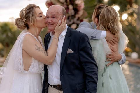 cumprimento dos pais'