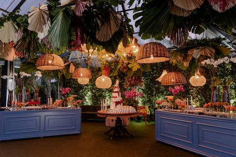 Inspiração de decoração para casamento ao ar livre'