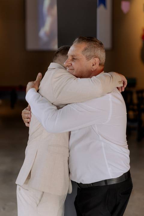 making of do noivo com seu pai '