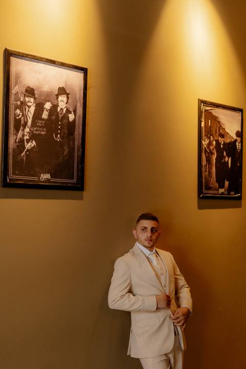 Inspiração de retrato para noivo '