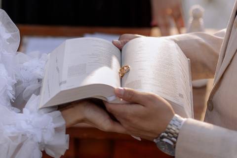 Benção das alianças'