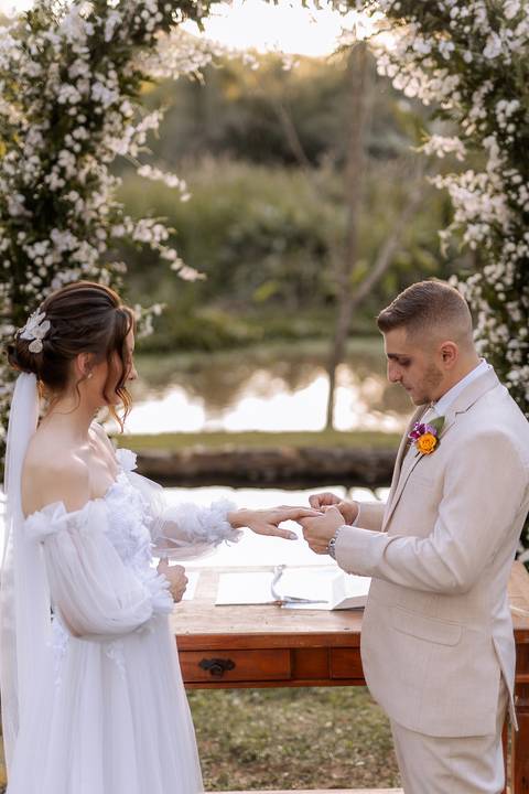 Troca das alianças'