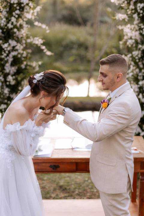 inspiração de casamento de dia e ao ar livre'