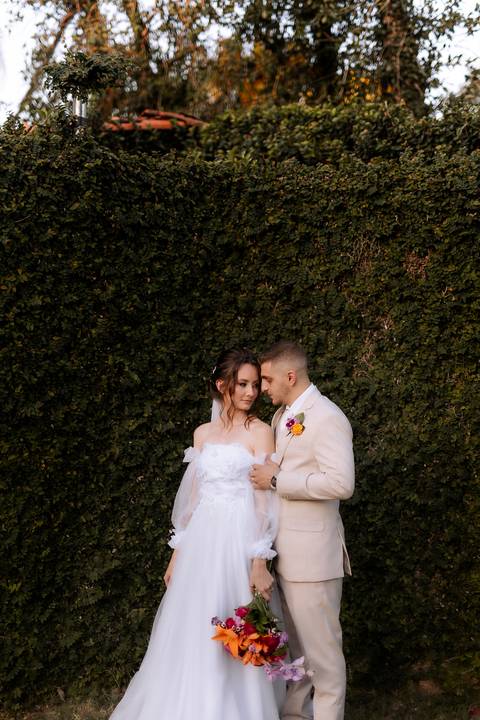 Ensaio pós cerimonia ao ar livre
'