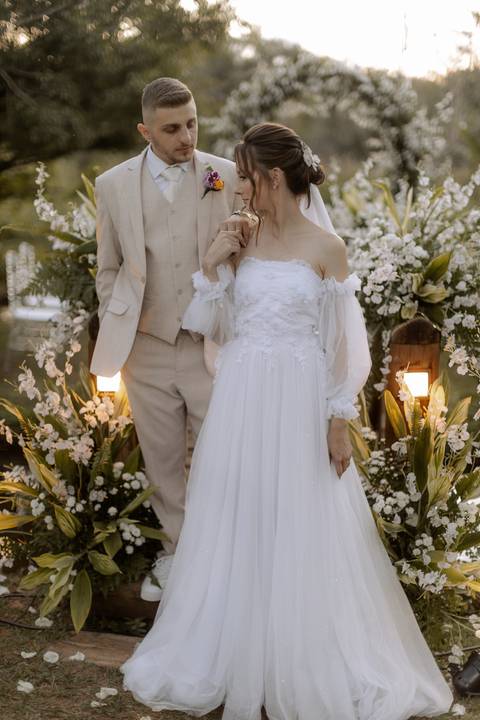 Ensaio pós cerimonia ao ar livre
'