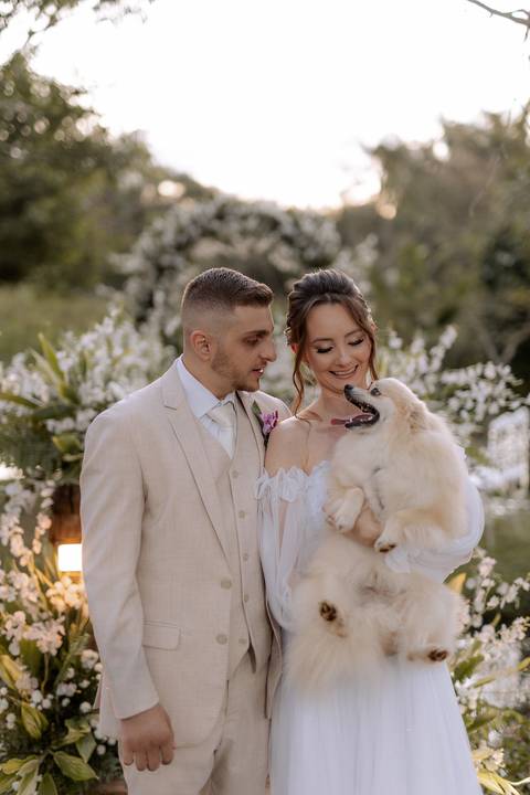 Ensaio pós cerimonia ao ar livre
'