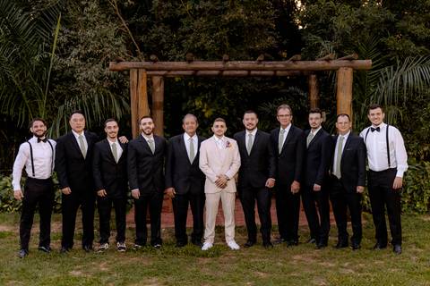 ensaio com os padrinhos pós cerimonia '