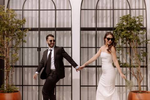 Ensaio pré wedding criativo'