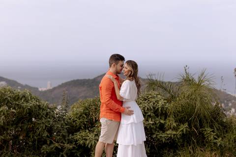 inspiração de look para ensaio de casal de dia no rio de janeiro '