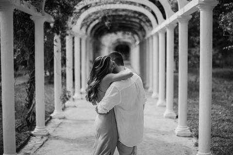 inspiração de ensaio pré wedding no jardim botânico '