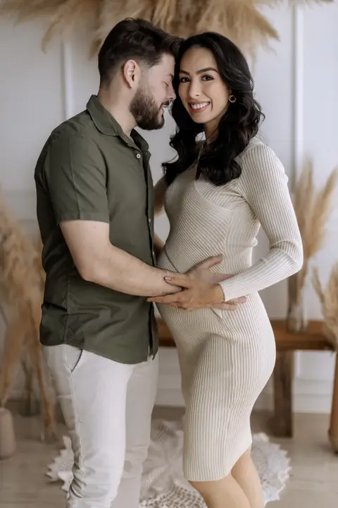 Inspiração de look clean para ensaio em estúdio '