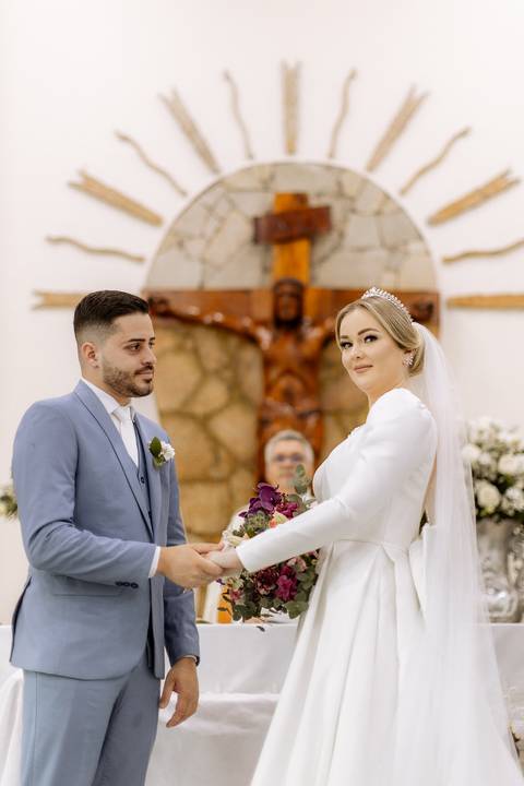 Inspiração de casamento na igreja'