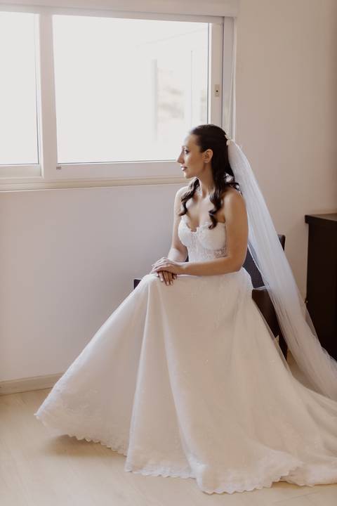 inspiração de noiva para casamento da igreja'