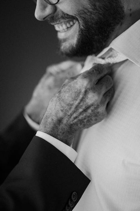 making of do noivo com seu pai '