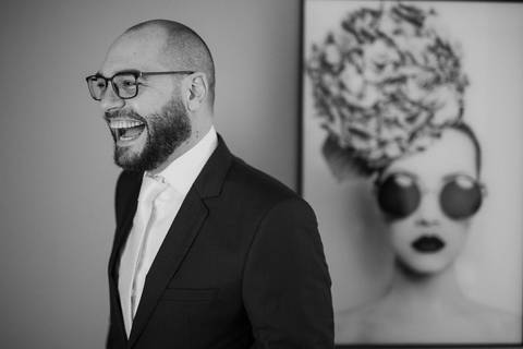 Inspiração de retrato para noivo '