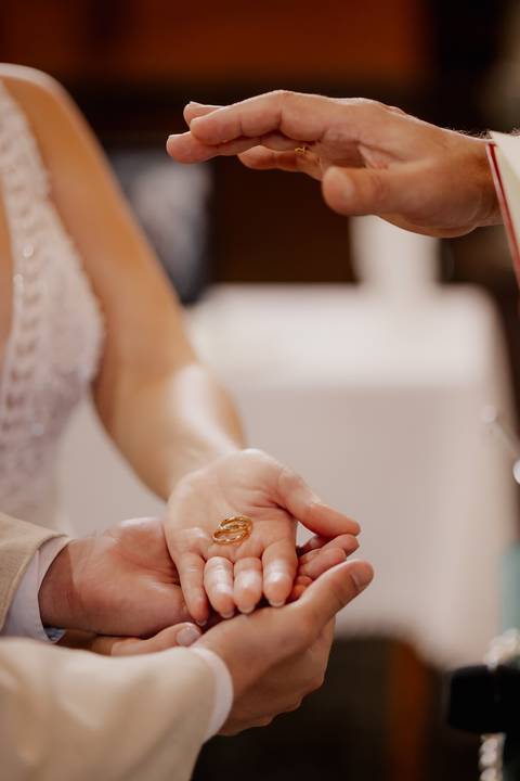 benção das alianças'