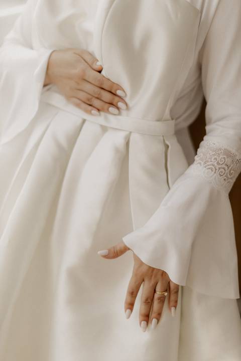 inspiração de retrato de noiva  no making of'