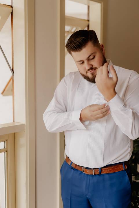 Inspiração retrato para making of do noivo'