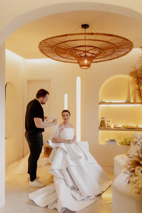 inspiração de retrato de noiva  no making of'