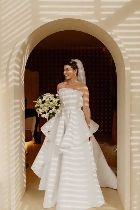 inspiração de retrato de noiva  no making of'