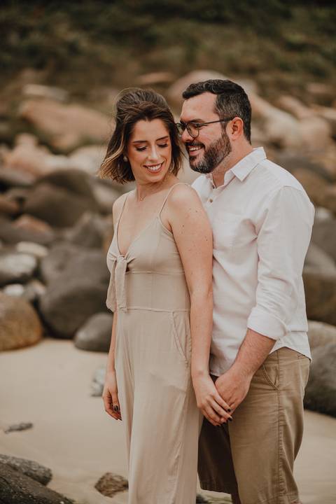 Inspiração de foto romântica na praia '