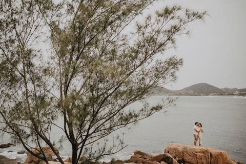 Ideia de fotos criativas na praia do rosa '