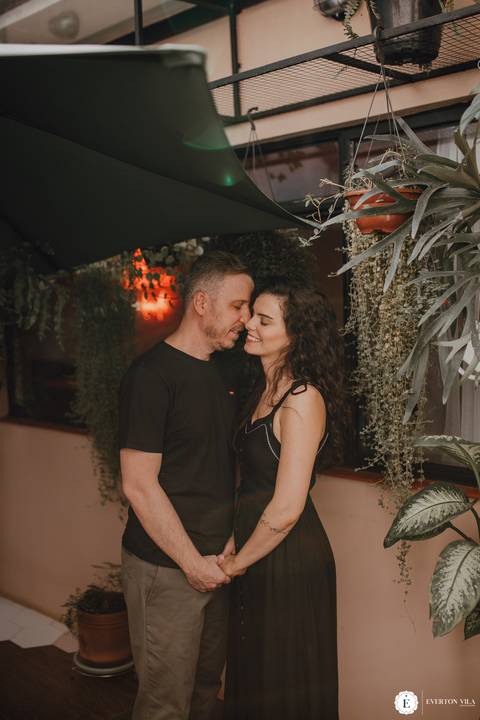 Ensaio Pré Wedding em um Café'