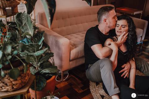 Inspiração de Ensaio Pré Wedding em um Café'