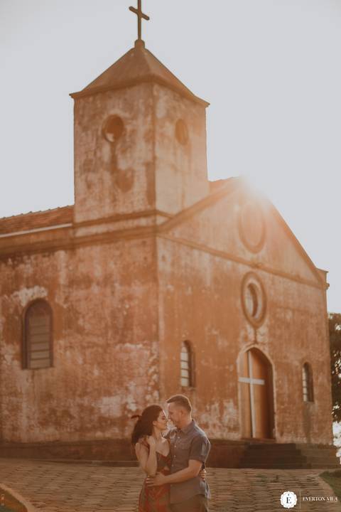 Ensaio Pré Wedding em Igreja Antiga'