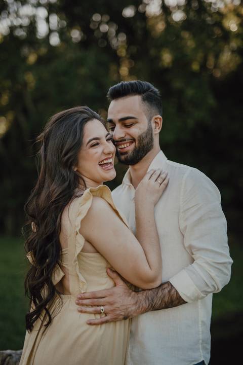 Ensaio externo de pré casamento super divertido'