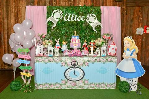 Painel principal do aniver da Alice, no clique de by Eli Matos'