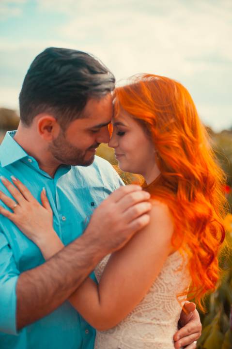ensaio de casal - praça dos cristais - fotografia de ruiva '
