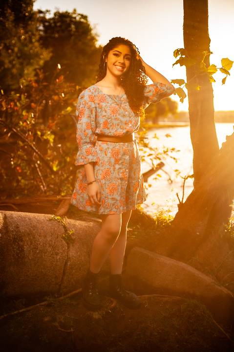 por do sol  ensaio 15 anos '