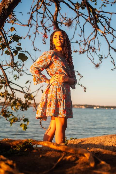 por do sol  ensaio 15 anos '