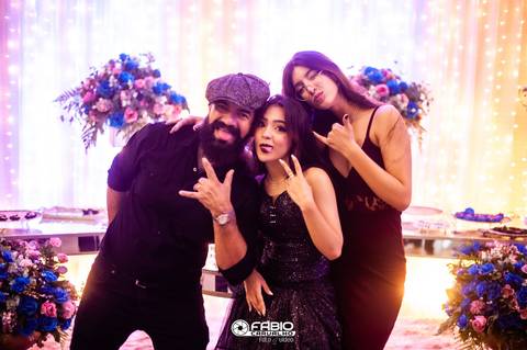 15 anos festa  Piethra  vestido  espaço hadassa'