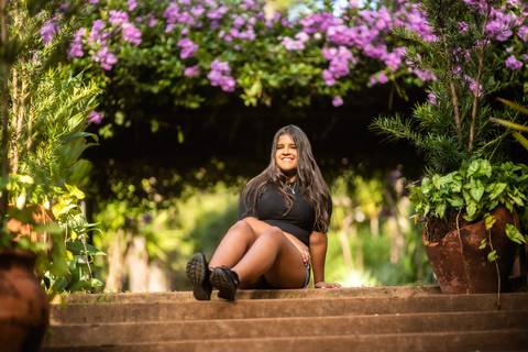ensaio  fotográfico de debutante - jardim botânico de Brasília '