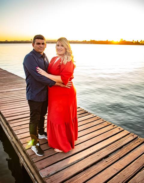 jardim botanico casal -  nathalia e Silvano - ensaio fotografico  - casal - vertido vermelho - lago  '