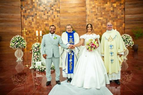CASAMENTO  EM LUZIANIA - GO - Catedral Diocesana de Luziânia - GO - CASAMENTO Raela e Saulo - '