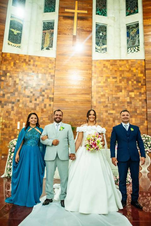 CASAMENTO  EM LUZIANIA - GO - Catedral Diocesana de Luziânia - GO - CASAMENTO Raela e Saulo - '
