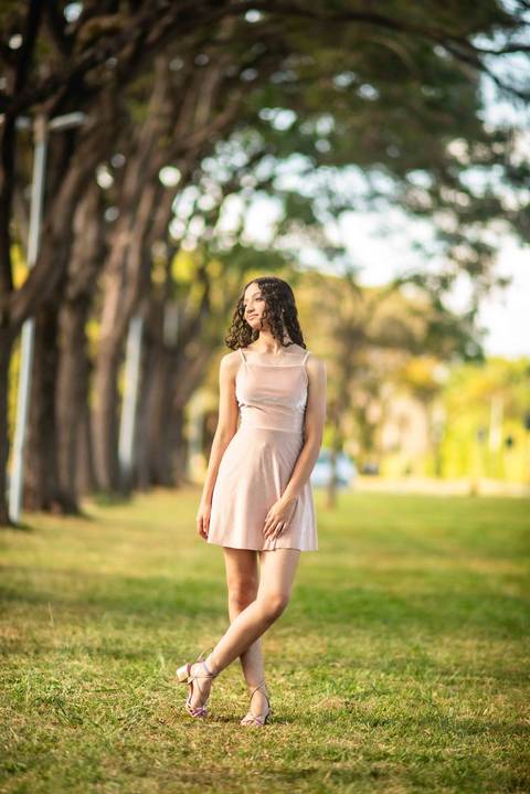 vestido rosa no parque  ensaio de 15 anos - debutante -  parque da cidade '