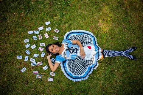 alice no pais das maravilhas -  jardim botânico -  alice no pais das Maravilhas - ensaio da debutante -  '