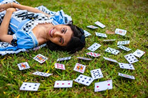 alice no pais das maravilhas -  jardim botânico -  alice no pais das Maravilhas - ensaio da debutante -  '