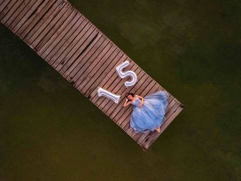   Erminda dom  bosco   - ensaio da debutante -   vestido de princesa  - '