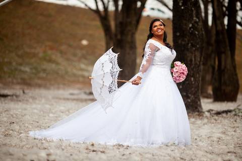 neve com sombrinha '